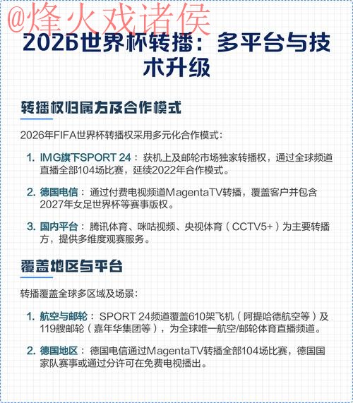 2026世界杯直播热门平台推荐 2026世界杯直播热门平台推荐